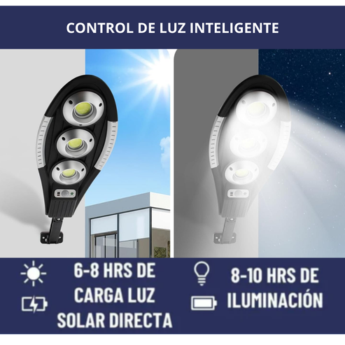 LAMPARA SOLAR RAQUETA DE 400 WATTS