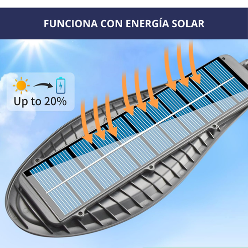 LAMPARA SOLAR RAQUETA DE 400 WATTS