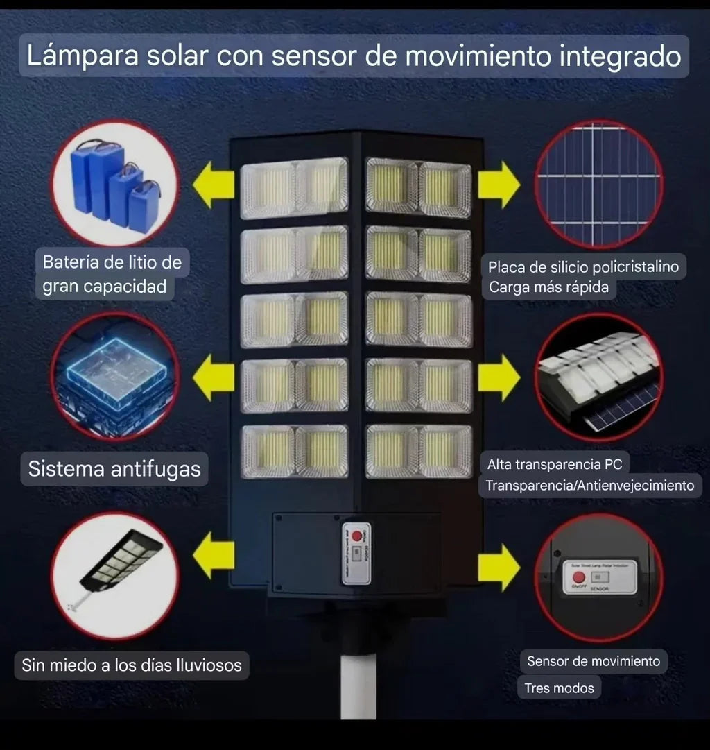 LAMPARA SOLAR DE 1000 WATTS