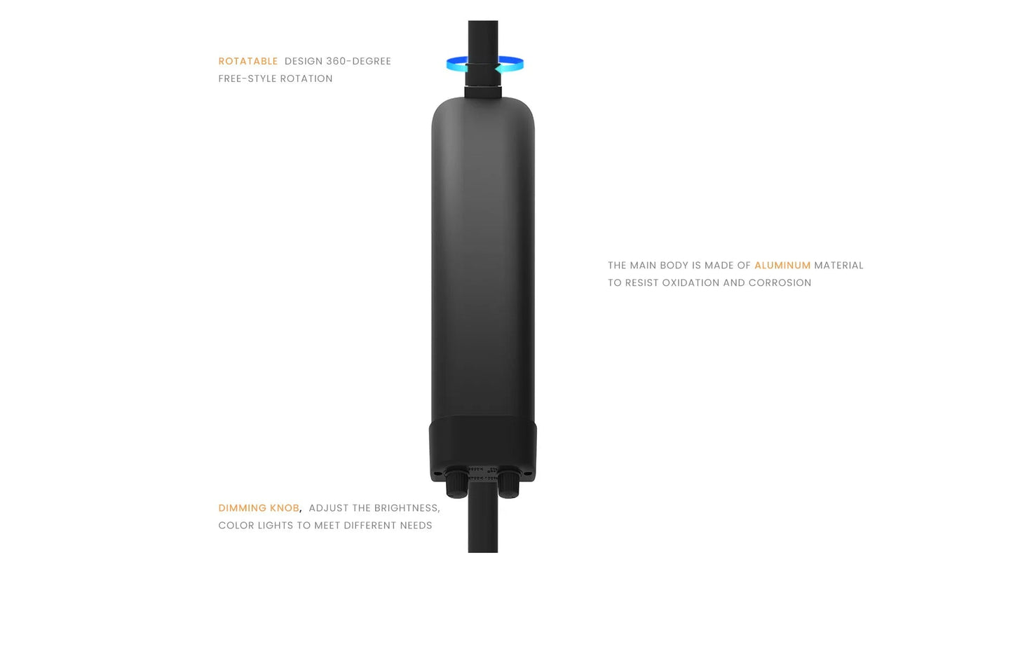 LAMPARA MEDIA LUNA PROFESIONAL 50 WATTS