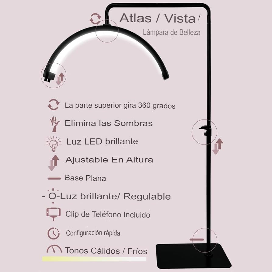 LAMPARA PROFESIONAL  MEDIA LUNA  DE 60  WATTS