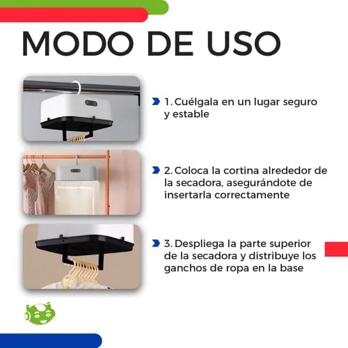 SECADOR DE ROPA PORTATIL