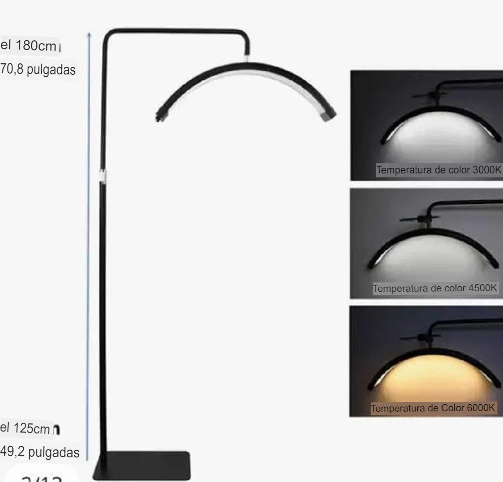 LAMPARA PROFESIONAL  MEDIA LUNA  DE 60  WATTS