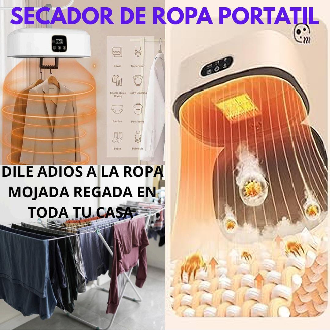 SECADOR DE ROPA PORTATIL