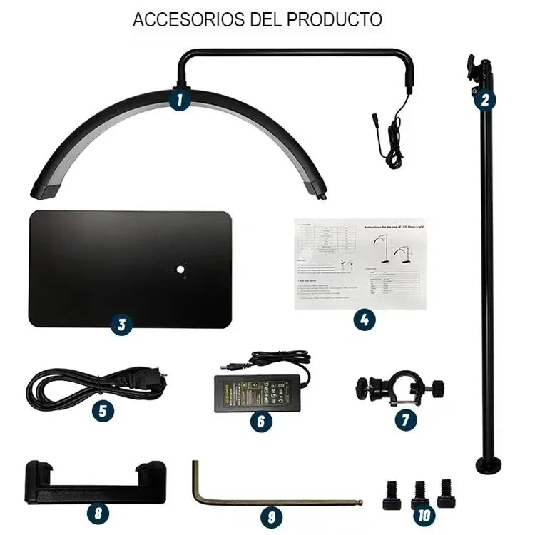 LAMPARA PROFESIONAL  MEDIA LUNA  DE 60  WATTS